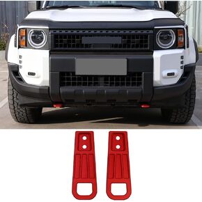 Front Tow Hook for Land Cruiser 250 LC250 (2024-2025) Accessories Front Tow Hook Lightweight Design Aluminum Alloy Direct Bolt-on, Red in Saudi Arabia