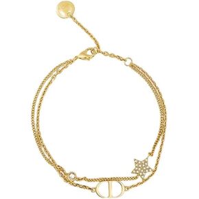 DorkTees Gold-Plated Chain Necklace with Crystal Star Pendant, Multi-Strand Design, Fashion Jewelry for Women in Kuwait