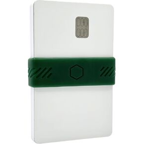 BAND[it] Slim Minimalist Wallet Band – Elastic Money Clip Band for Cash & Credit Cards – Silicone Money Holder (Forest Green) in Kuwait