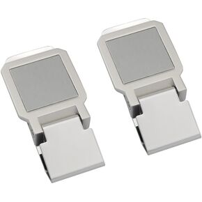 JianLing 2PCS Silver Square Metal Money Clip 60x30mm Slim Wallet Clamp Suitable for Storing Cash Credit Card ID Card in Kuwait