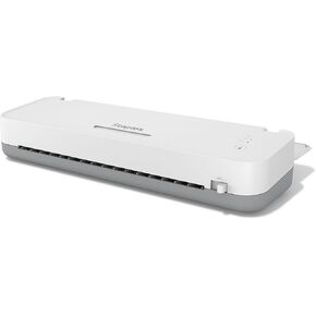 Staples 9-Inch Thermal Laminator Machine, Fast Warm-Up, Jam-Free Technology, Laminates Letter/ID/Photo Size, White/Gray in Kuwait