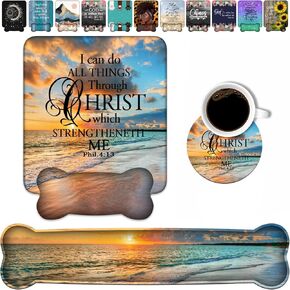 Wrist Rest Support Ergonomic Gel Mouse Pad & Memory Foam Keyboard Set, Non-Slip Rubber PU Base for Home Office Working Studying Easy Typing & Pain Relief, Ouija Board in Kuwait