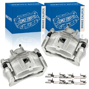 Disc Brake Caliper Front Pair Compatible with 2007-2017 Jeep Compass Jeep Patriot 2011-2014 Chrysler 200 2007-2010 Chrysler Cirrus Sebring Brake Caliper Assembly 18B5033 18B5032 in Kuwait