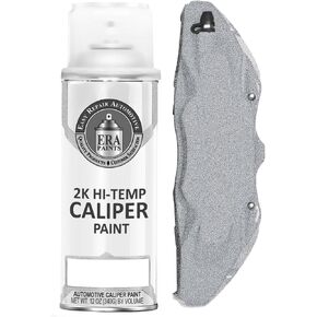 طلاء بخاخ ماسك الفرامل 2K من ERA Paints – فضي معدني | لمسة نهائية شديدة اللمعان، مقاومة للحرارة والمواد الكيميائية حتى 500 درجة فهرنهايت | رذاذ مقاوم للتقطيع بوزن 12 أونصة | صنع في الولايات المتحدة الأمريكية in Kuwait