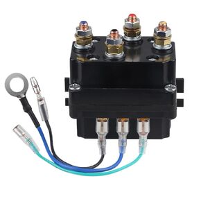 Winch Remote Contactor Control Solenoid Relay 12V 24V 250A Twin Wireless Remote Recovery Compatible with Car Motorcycle(As Figure) in Kuwait