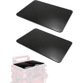 2 حزمة من طاولات صندوق الأدوات، طاولة سطح العمل المتوافقة مع Milwaukee Packout، سطح عمل بلاستيكي PP عالي التحمل مع أقدام تثبيت in Kuwait