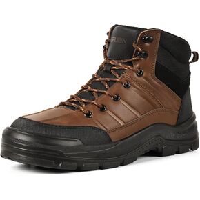 Furuian Steel Toe Boots for Men Women Lightweight Comfortable Work Boots for Men Puncture Proof Steel Toe Safety Shoes Slip Resistant Indestructible Construction Shoes in Saudi Arabia