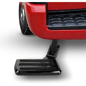 خطوات سرير الشاحنة المصنوعة من الألومنيوم عالي التحمل والمتوافقة مع Toyota Tacoma 2012-2023، خطوة باب خلفي صلبة من قطعة واحدة، استبدال خطوات السرير الخلفية بوزن 350 رطل # PT392-35100 in Kuwait