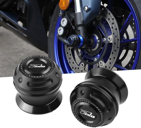 Motorcycle 2024 GSXR750 Rear Fork Sliders Fit For GSX-R 750 2006-2023 2024 Wheel Axle Frame Sliders 2024 GSXR 750 Wheel Protect 2024 GSXR750 Accessoris 2023 GSX-R750 Accessoris 2024 Black in Kuwait