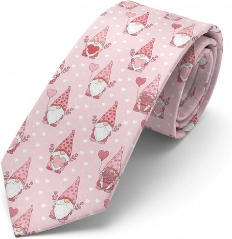 WOAIDY Men's Valentine’s Day Novelty Necktie, Romantic Holiday Gift for Him in Saudi Arabia