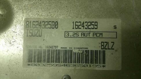 Engine ECM Control Module Fits 1997 97 Isuzu Rodeo 8162432690 16242797 in Saudi Arabia