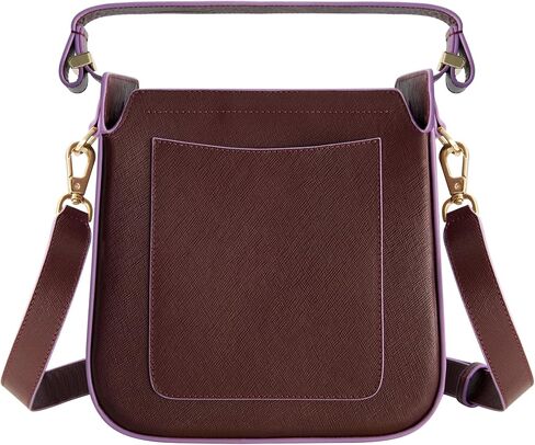 Jason Wu Women's Shoulder Bag, Mini Convertible Handbag with Adjustable Strap, Burgundy, One Size in Saudi Arabia