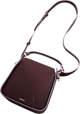 Jason Wu Women's Shoulder Bag, Mini Convertible Handbag with Adjustable Strap, Burgundy, One Size in Saudi Arabia