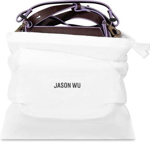Jason Wu Women's Shoulder Bag, Mini Convertible Handbag with Adjustable Strap, Burgundy, One Size in Saudi Arabia