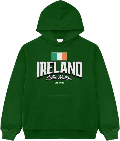 Ireland Celtic Nation Kids Hoodie, Ireland Sweatshirt for Kids Gameday Hoodie for Boy Girls Unisex in Saudi Arabia