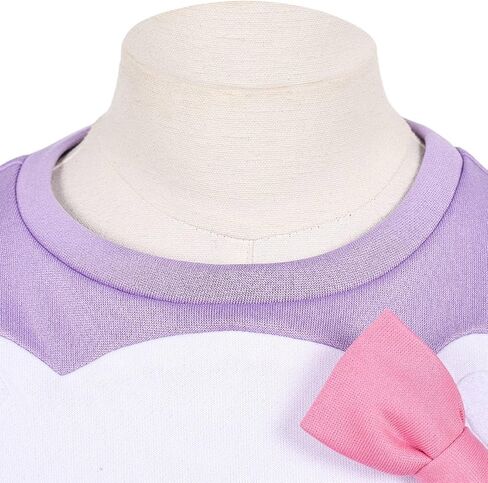 Mira Costume Demon Anime Mira Cosplay Pajamas Purple Bear Hoodies Hair Ring Halloween Outfits in Saudi Arabia