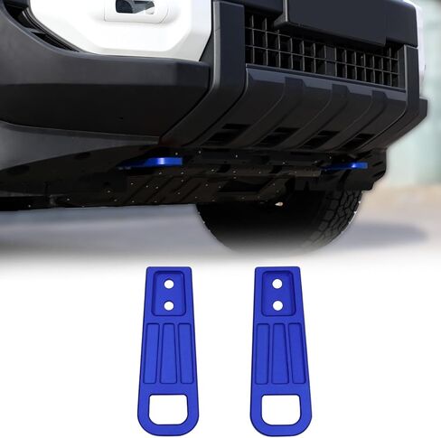 Front Tow Hook Kit for Land Cruiser 250 LC250 (2024-2025) Accessories Front Tow Hook Lightweight Design Aluminum Alloy Direct Bolt-on, Blue in Saudi Arabia