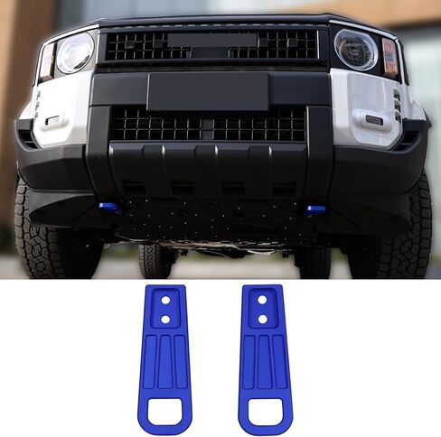 Front Tow Hook Kit for Land Cruiser 250 LC250 (2024-2025) Accessories Front Tow Hook Lightweight Design Aluminum Alloy Direct Bolt-on, Blue in Saudi Arabia