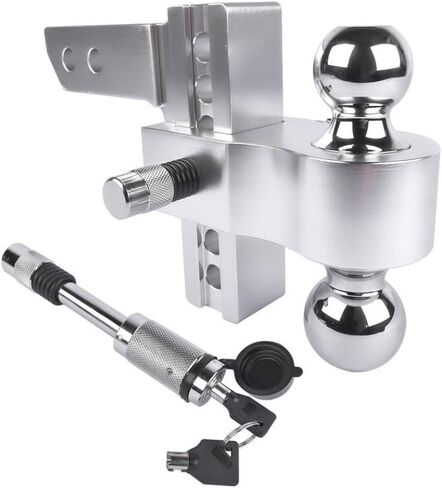 AP03 Trailer Hitch Compatible With 2-Inch Receiver 6-Inch Drop Rise 12500 LBS GTW Tow Hitch 2 Inch And 2-5/16 Inch Hitch Automotive Parts in Saudi Arabia