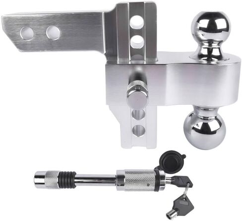 AP03 Trailer Hitch Compatible With 2-Inch Receiver 6-Inch Drop Rise 12500 LBS GTW Tow Hitch 2 Inch And 2-5/16 Inch Hitch Automotive Parts in Saudi Arabia