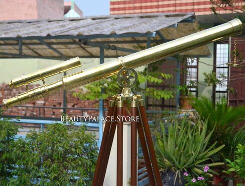 ArtizanStore Double Barrel Maritime Brass Telescope Long U.S. Navy Maritime Telescope On Tripod in Saudi Arabia