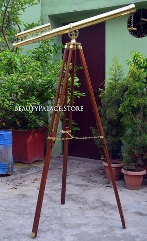 ArtizanStore Double Barrel Maritime Brass Telescope Long U.S. Navy Maritime Telescope On Tripod in Saudi Arabia