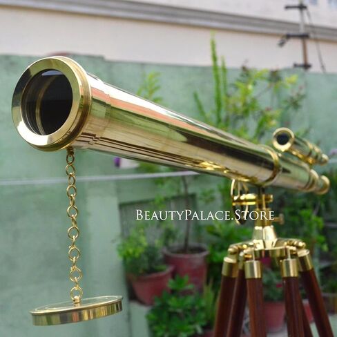ArtizanStore Double Barrel Maritime Brass Telescope Long U.S. Navy Maritime Telescope On Tripod in Saudi Arabia