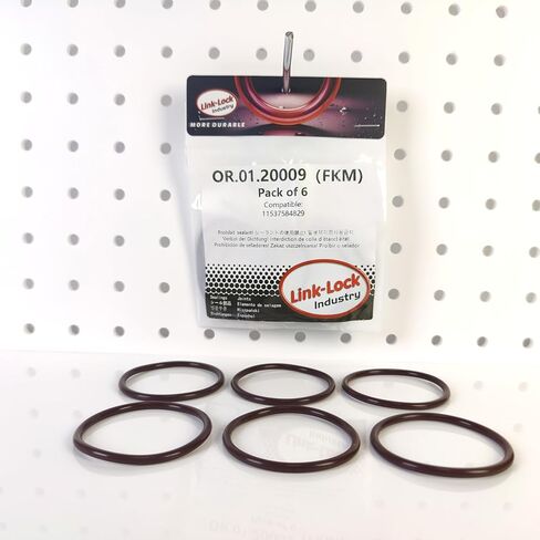 6PCS FKM Viton OR.01.20009 Engine coolant Pipe/Water Hose O-Ring 11537584829 for BMW N55 in Saudi Arabia