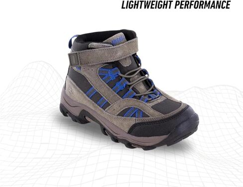 Northside Unisex-Child Rampart Mid Hiking Boots - Ripstop Nylon Moisture-Wicking Quick Lace-Up Durable TPR Outsole | Kids Adventure Essential in Saudi Arabia