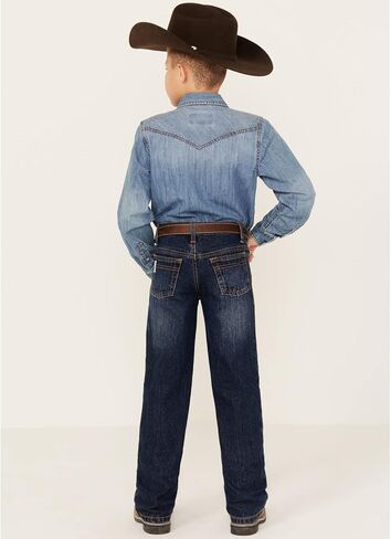 Cinch Boys' White Label Slim Straight Denim Jeans Denim 16 S in Saudi Arabia