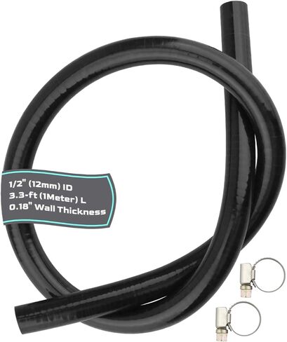 9/16" (14mm) x 3.3 FT Length Silicone Heater Hose Radiator Coolant Hose 3-Ply Black Reinforced Straight Engine Radiator Coolant Hose in Saudi Arabia
