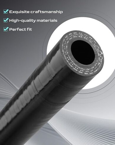 9/16" (14mm) x 3.3 FT Length Silicone Heater Hose Radiator Coolant Hose 3-Ply Black Reinforced Straight Engine Radiator Coolant Hose in Saudi Arabia