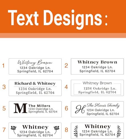 Personalized Return Address Labels on Roll – Custom Name & Address Stickers, Roll of 250, Easy-Peel Self-Adhesive, Glossy White 2.5" x 0.75" in Kuwait