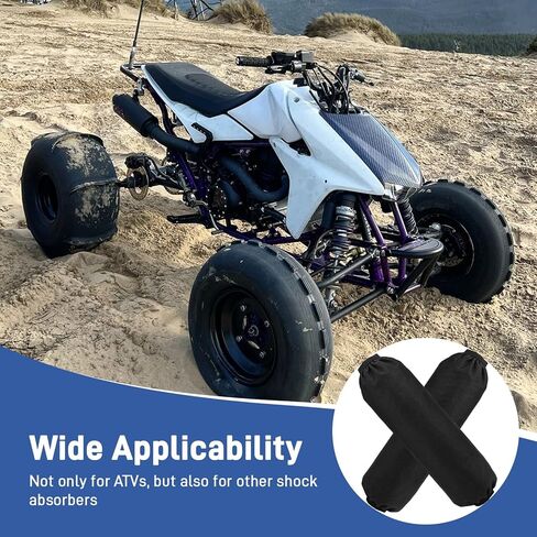 JERBOR 2Pcs Rear Shock Covers Suspension Protector Fits for TRX450R YFZ450 ATV Quad 150cc-520cc ATV Quad LTZ400 LTR450, Nylon Shock Absorber Cover in Saudi Arabia