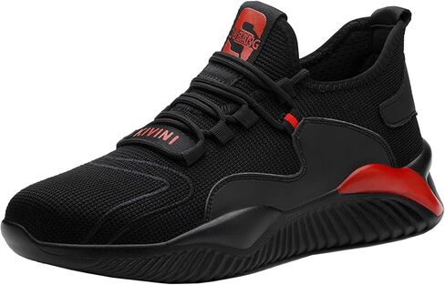 Men’s Steel Toe Safety Shoes Breathable Nonslip Work Shoes Athletic Industrial & Construction Sneakers in Saudi Arabia