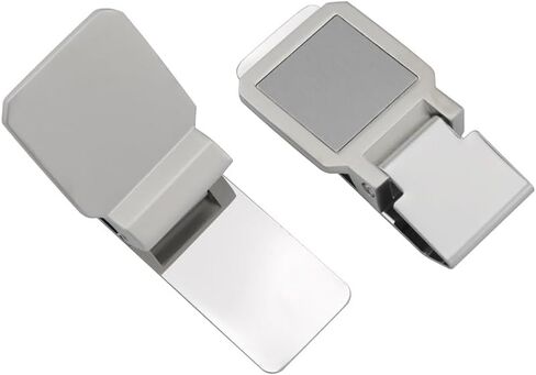 JianLing 2PCS Silver Square Metal Money Clip 60x30mm Slim Wallet Clamp Suitable for Storing Cash Credit Card ID Card in Kuwait