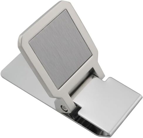 JianLing 2PCS Silver Square Metal Money Clip 60x30mm Slim Wallet Clamp Suitable for Storing Cash Credit Card ID Card in Kuwait