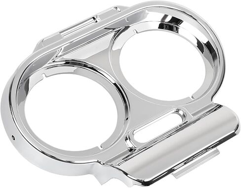 Chrome Top Nacelle Speedo Tach Housing Fairing Speedometer Instrument Gauges Bezels Trim Gauge Cover Compatible with 1998-2013 Harley Road Glide in Saudi Arabia