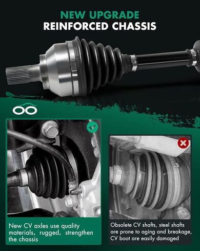 SCITOO 2pcs Front Left and Right CV Axle Shaft Assembly Fit for Volvo C30,for Volvo C70,for Volvo S40,for Volvo V50 2.0L,2.4L,2.5L 60-9351,669351 in Saudi Arabia