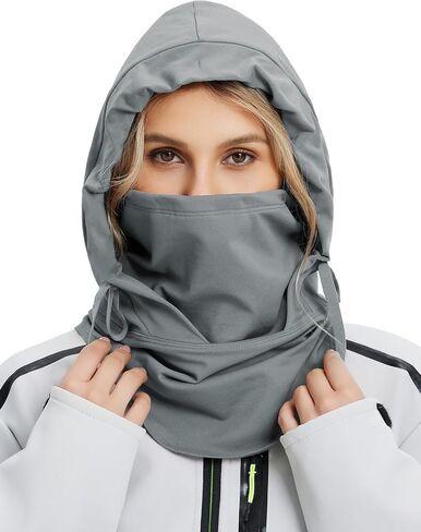 baleaf Balaclava Ski Mask Winter Water Resistant Face Mask for Women Men Cold Weather Gear Skiing Snowboarding Neck Gaiter Grey in Saudi Arabia