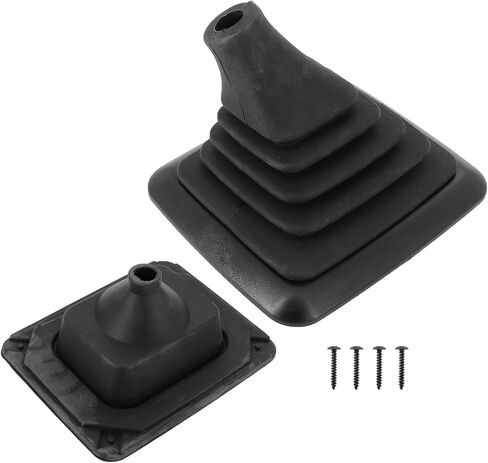 Dokili Shifter Lever Boot, Manual Transmission Gear Rubber Boot Compatible with 1990-1997 Ford F150 F250 F350 Bronco Replace# F5TZ7277BA F5TZ-7277-BA in Kuwait