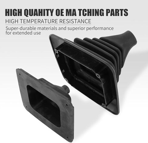 Dokili Shifter Lever Boot, Manual Transmission Gear Rubber Boot Compatible with 1990-1997 Ford F150 F250 F350 Bronco Replace# F5TZ7277BA F5TZ-7277-BA in Kuwait