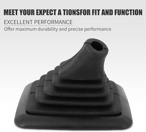 Dokili Shifter Lever Boot, Manual Transmission Gear Rubber Boot Compatible with 1990-1997 Ford F150 F250 F350 Bronco Replace# F5TZ7277BA F5TZ-7277-BA in Kuwait