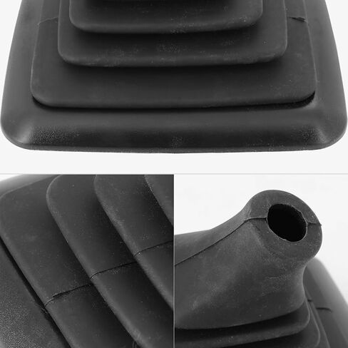 Dokili Shifter Lever Boot, Manual Transmission Gear Rubber Boot Compatible with 1990-1997 Ford F150 F250 F350 Bronco Replace# F5TZ7277BA F5TZ-7277-BA in Kuwait