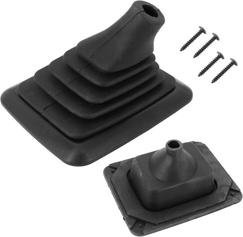 Dokili Shifter Lever Boot, Manual Transmission Gear Rubber Boot Compatible with 1990-1997 Ford F150 F250 F350 Bronco Replace# F5TZ7277BA F5TZ-7277-BA in Kuwait