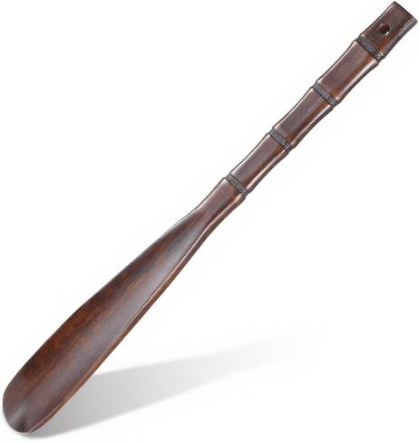 Wooden Shoe Horn 12.52" Shoe Horn Long Handle Travel Shoes Horns Easy Wear Helper Durablility Boot Jack for Seniors Men Women in Saudi Arabia