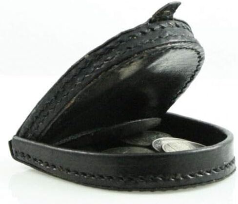 100% Leather Horse Shoe Style Change Purse in Saudi Arabia