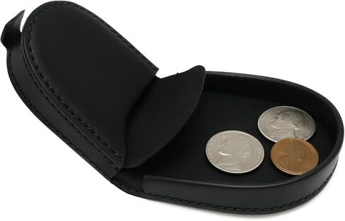 100% Leather Horse Shoe Style Change Purse in Saudi Arabia