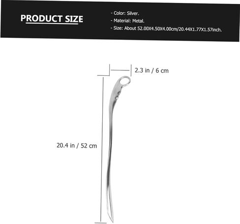 Stainless Steel Shoehorn Long Handle Shoelift for Pregnant Women Old Man Accessory in Saudi Arabia