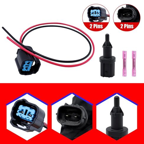 SMMS 37880P2A004 Intake Air Temperature Sensor Fits for Honda Civic 1996-2000 for Insight 2000-2006 37880P2RA01 37880PA2004 1580739 AJ0027 AX56 in Saudi Arabia